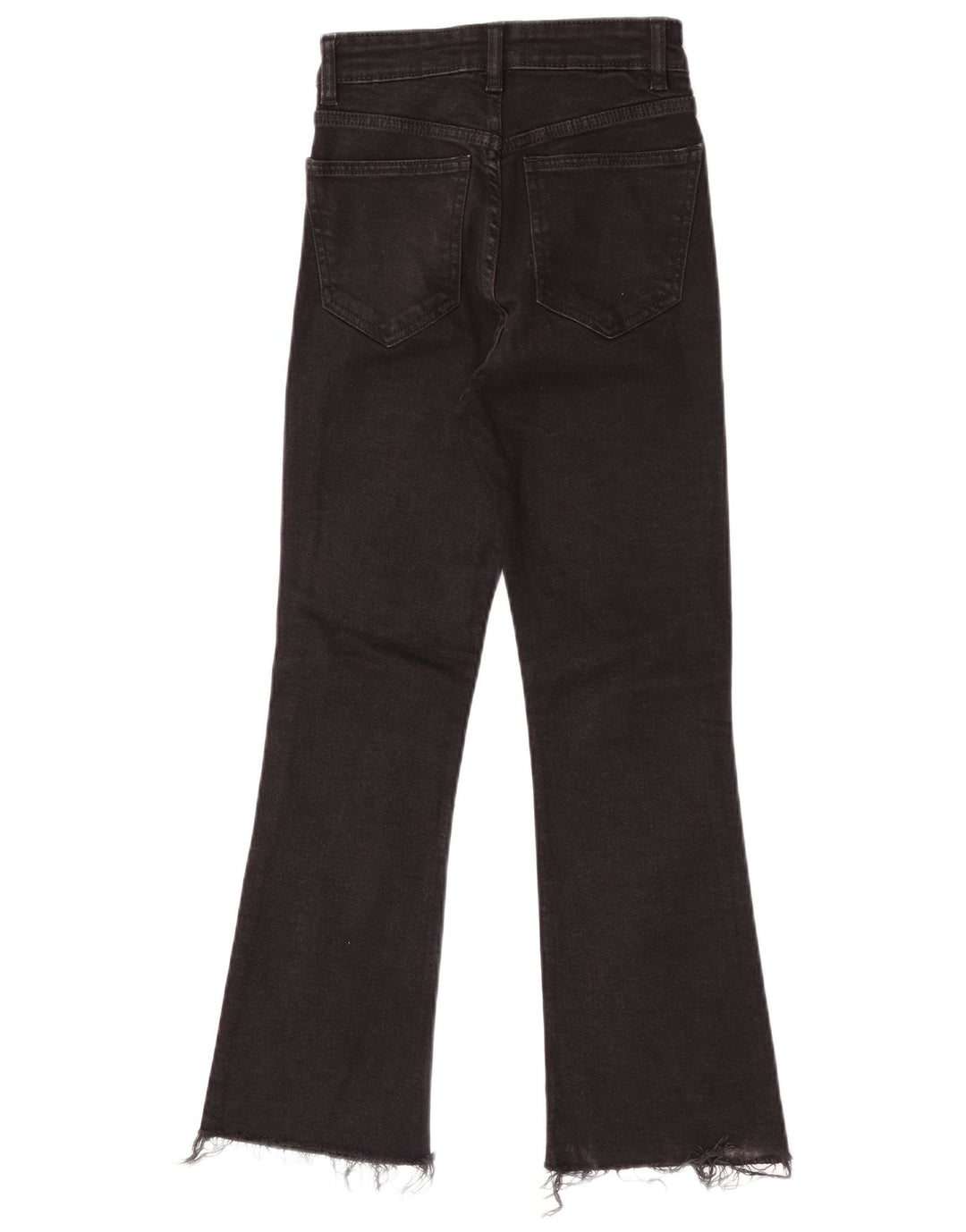 Jeans Bootcut da donna Zara EU 34 2XS W24 L25 Nero