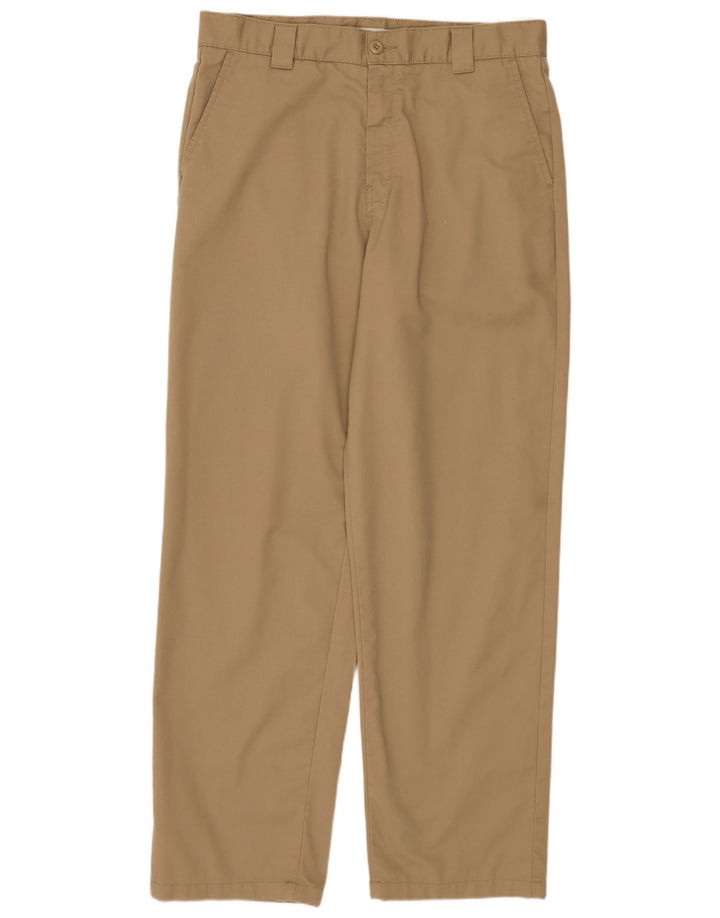Pantaloni chino dritti da uomo Carhartt W30 L30 poliestere beige