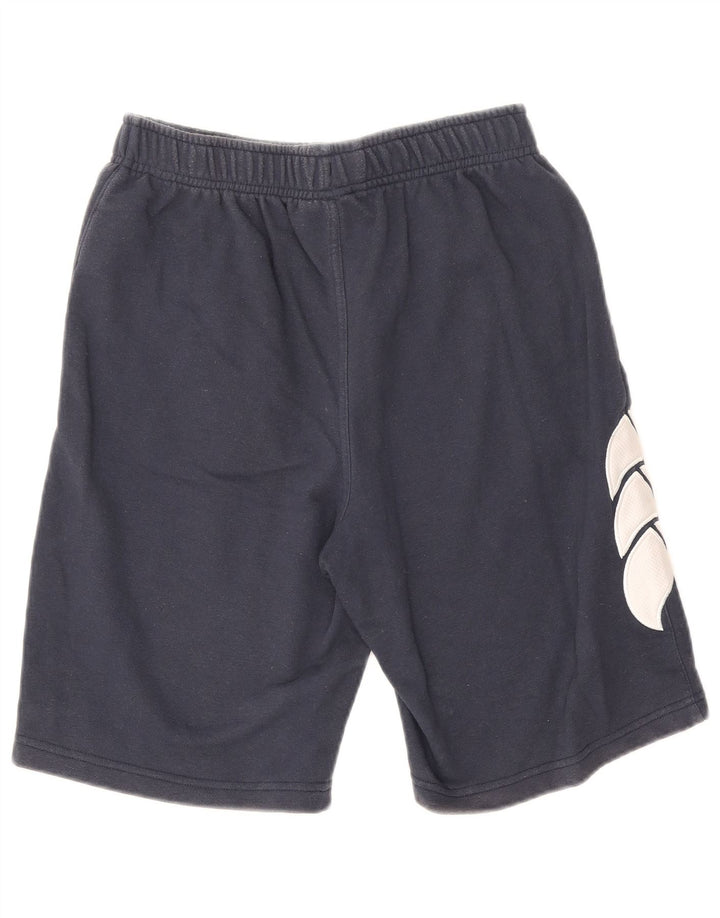 Pantaloncini sportivi grafici da uomo Canterbury piccoli in cotone blu navy