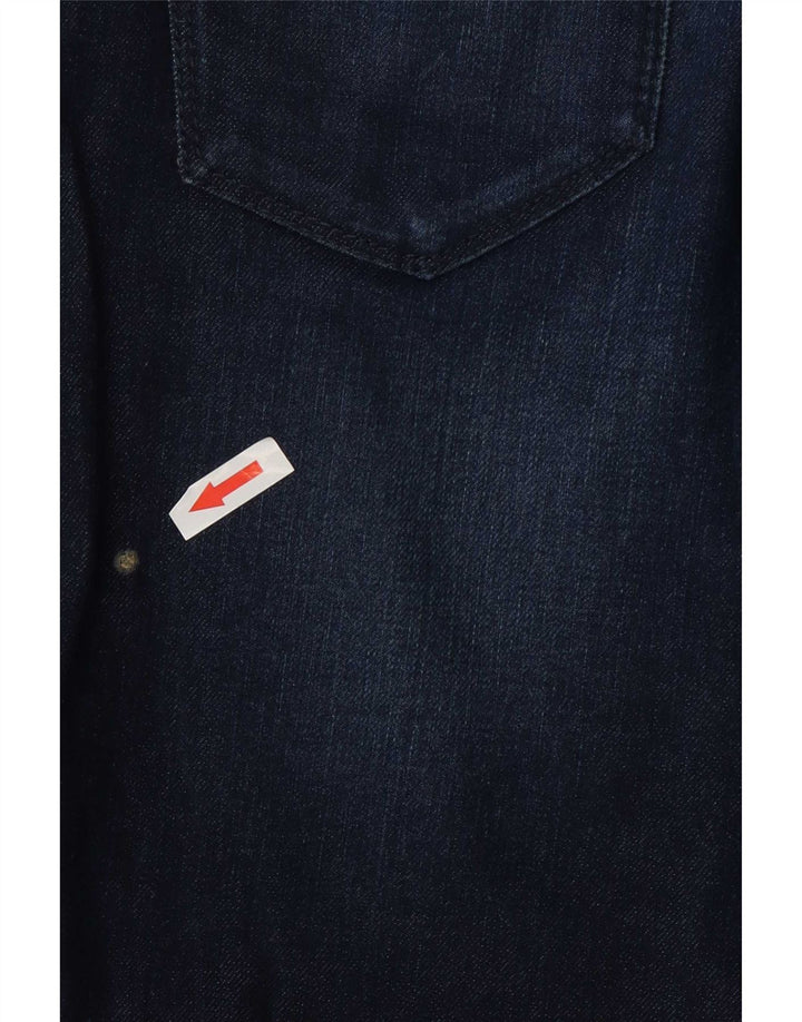 Jeans slim da donna Massimo Dutti EU 38 Small W28 L27 Cotone blu navy