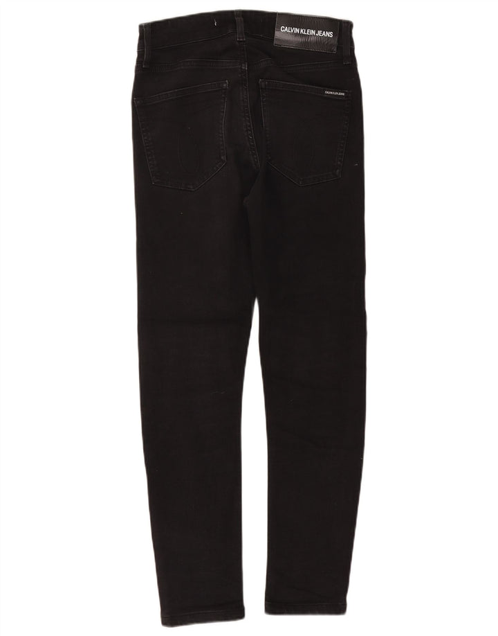 Jeans slim da donna Calvin Klein W29 L26 cotone nero
