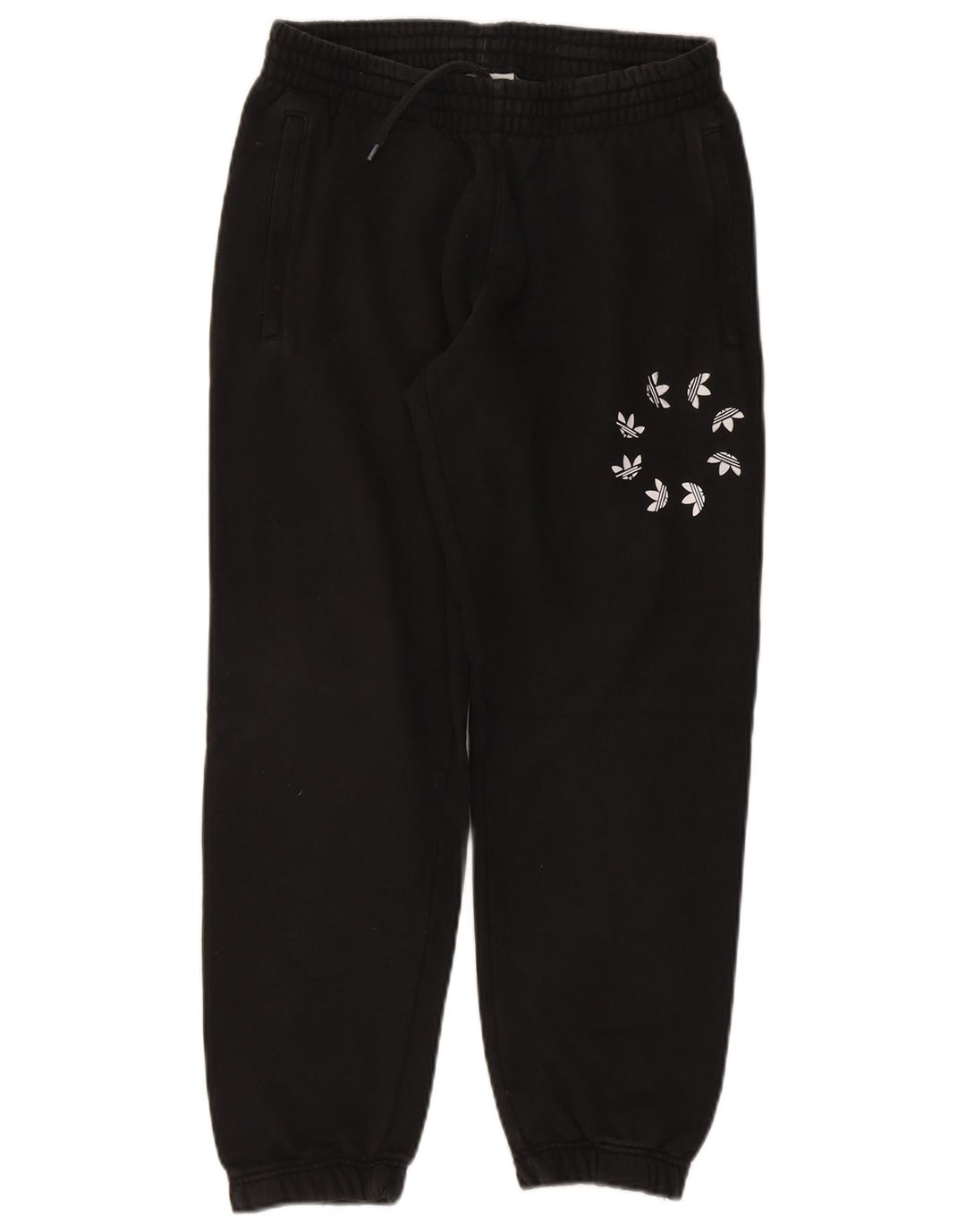 Pantaloni da tuta grafica da uomo Adidas Joggers medio cotone nero