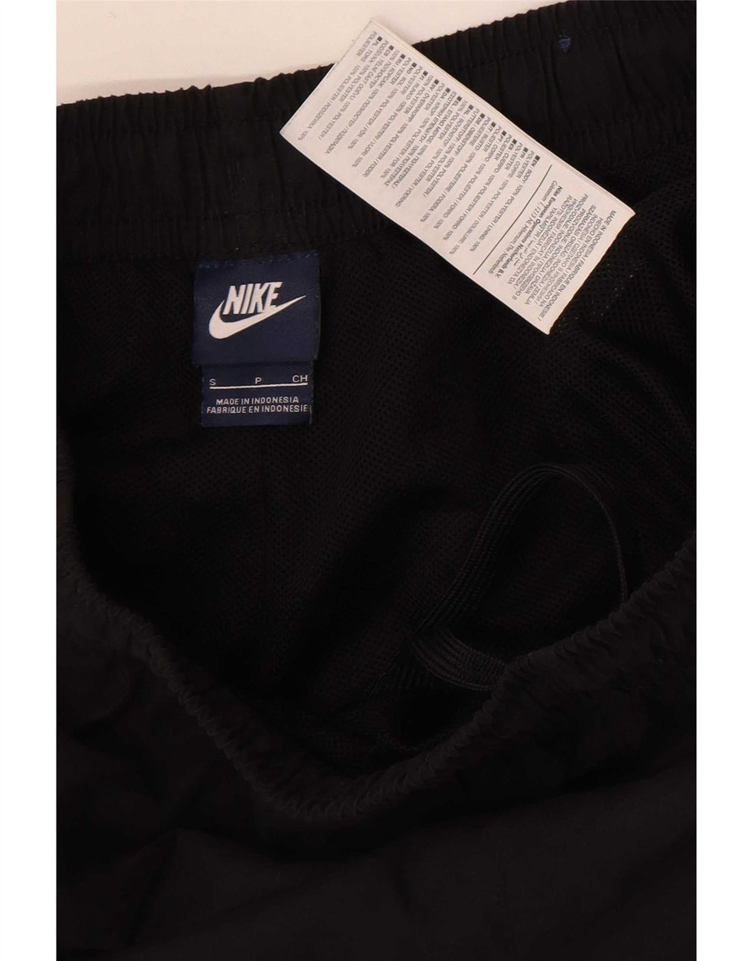 Pantaloncini sportivi Nike da uomo piccoli in poliestere nero