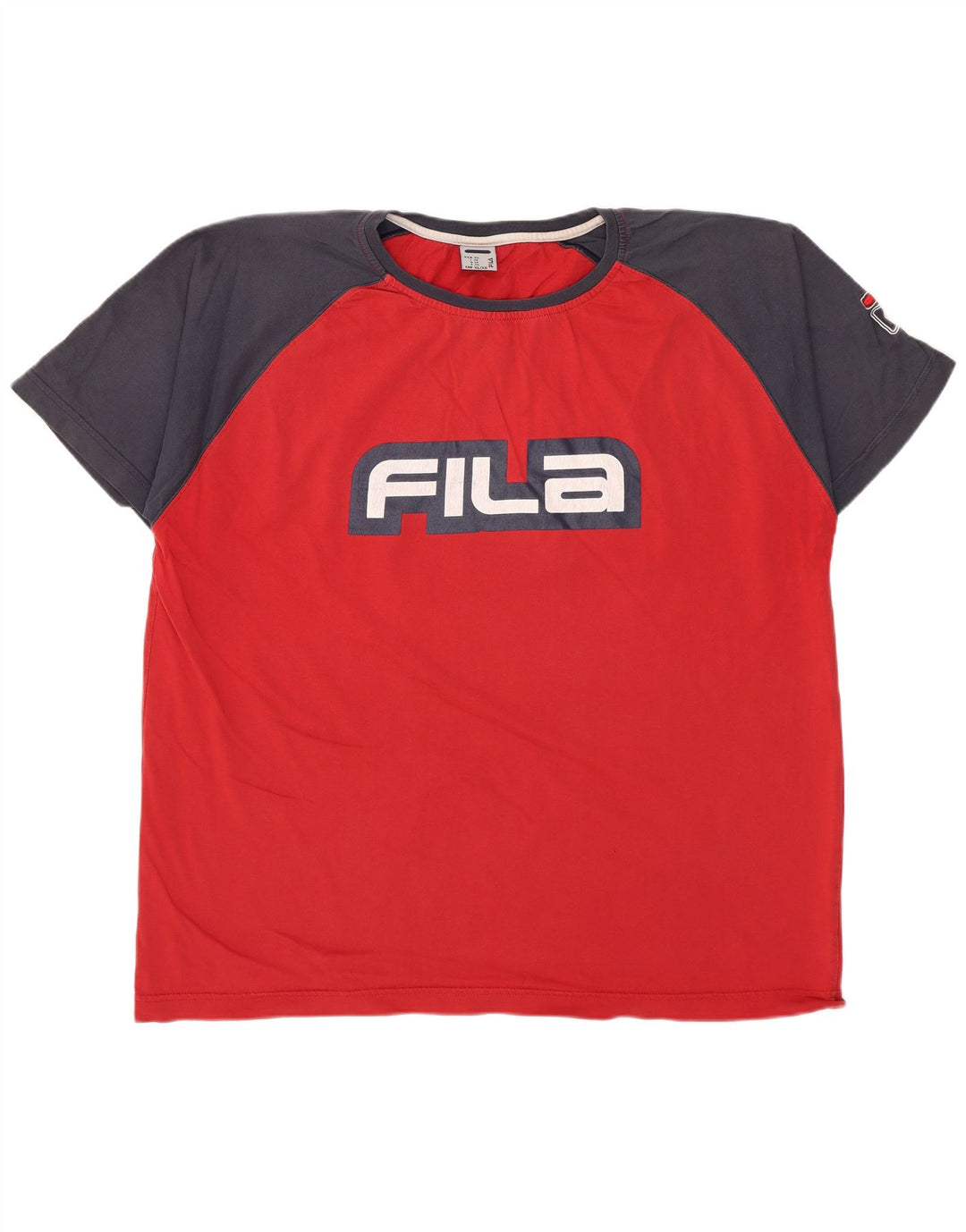 T-shirt grafica da uomo Fila Top XL rosso color block