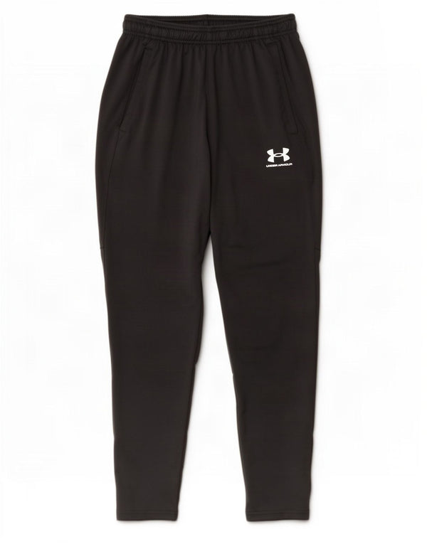 Pantaloni da tuta aderenti da uomo Under Armour poliestere nero medio
