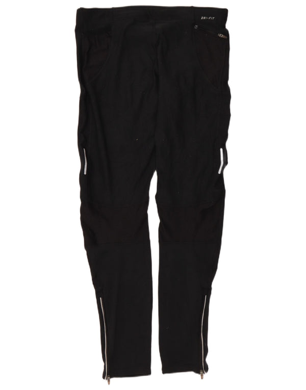 Leggings NIKE Dri Fit da donna UK 12 medio nero poliestere