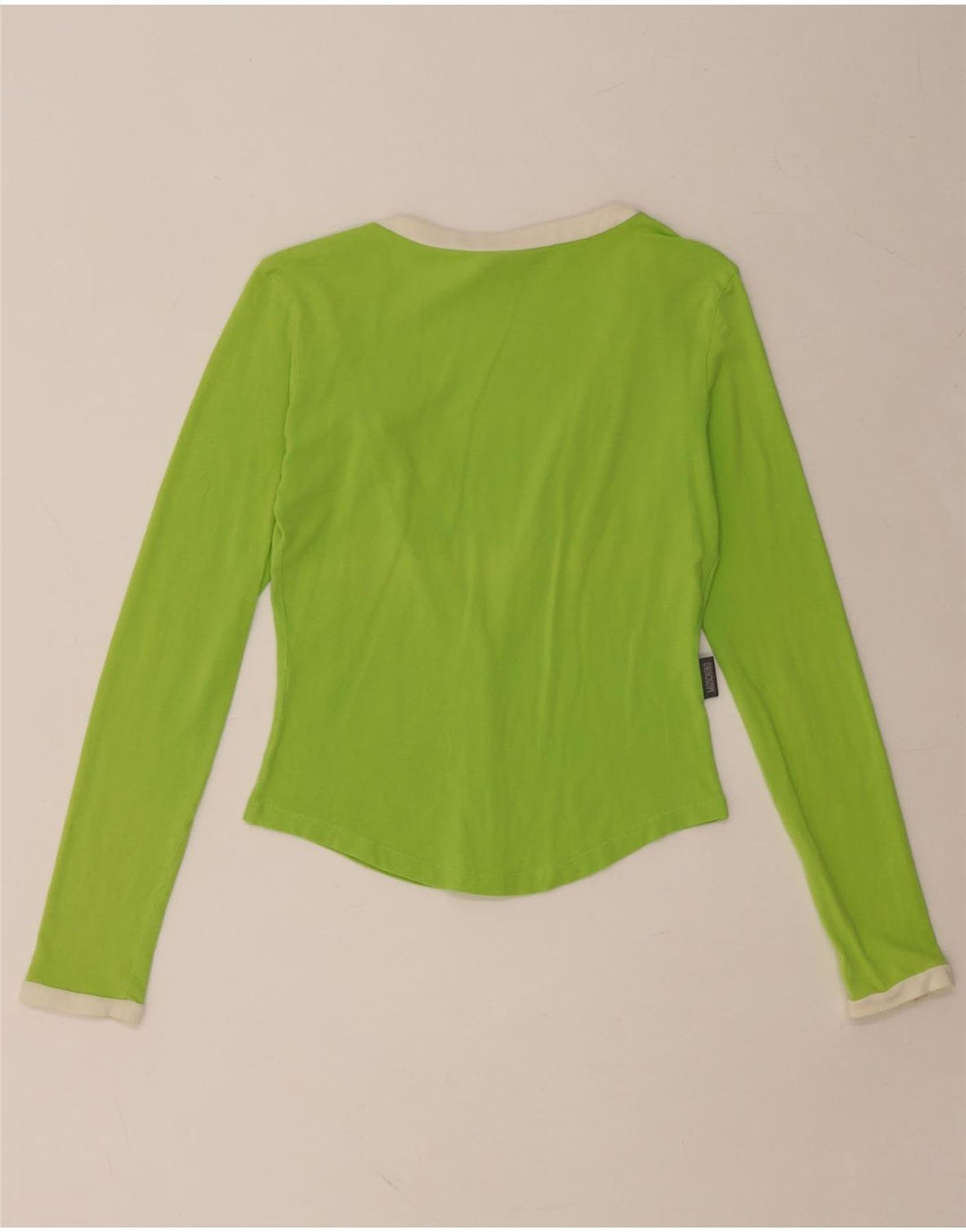 Top cardigan da donna MOSCHINO UK 14 verde medio