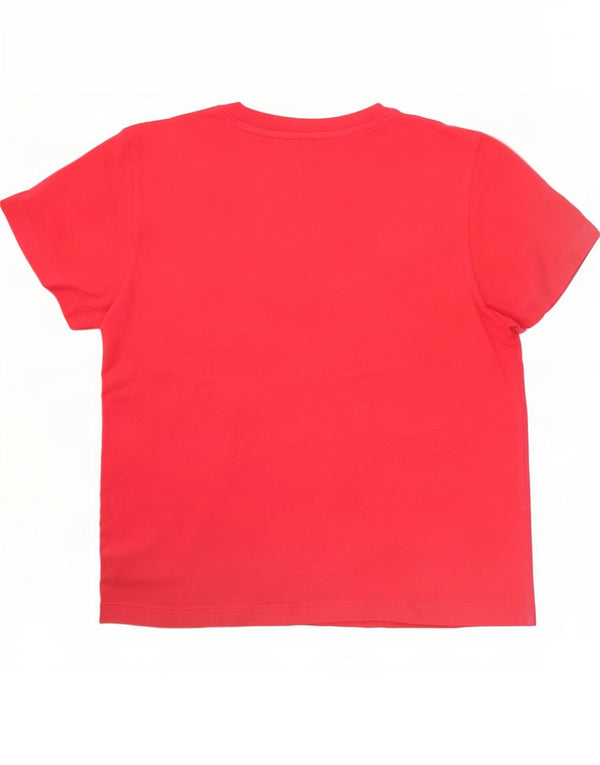 T-shirt grafica da donna Champion Top UK 16 grande cotone rosa