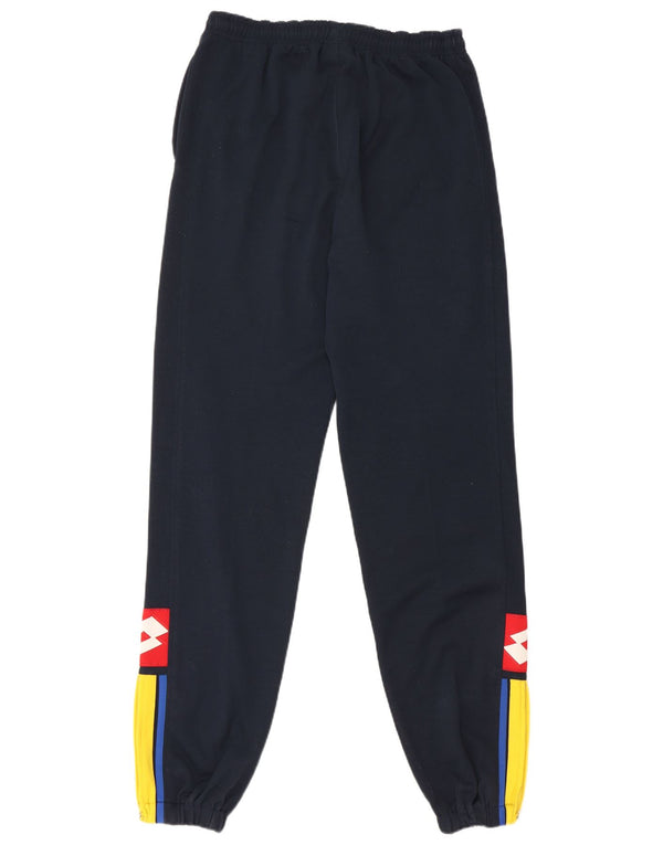Pantaloni da tuta da donna Lotto Joggers UK 14 Large Blu Navy Colorblock