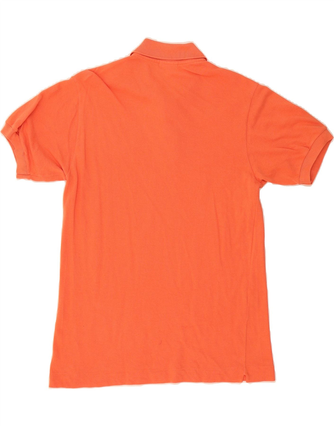LACOSTE Mens Polo Shirt Size 3 Small Orange Cotton Vintage Lacoste and Second-Hand Lacoste from Messina Hembry 