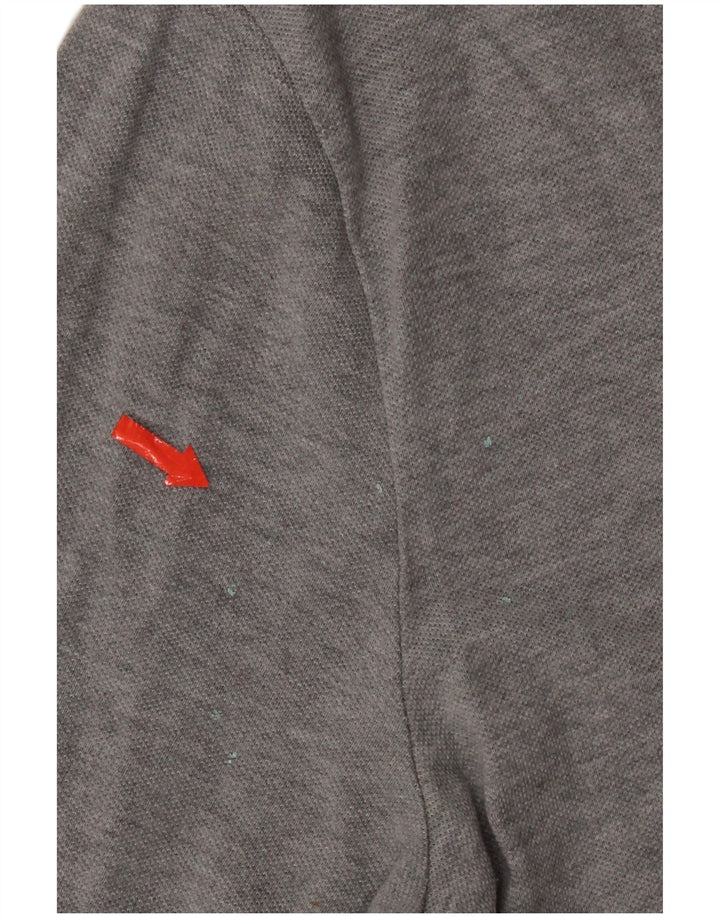 Polo Nike da uomo XL in cotone chiazzato grigio