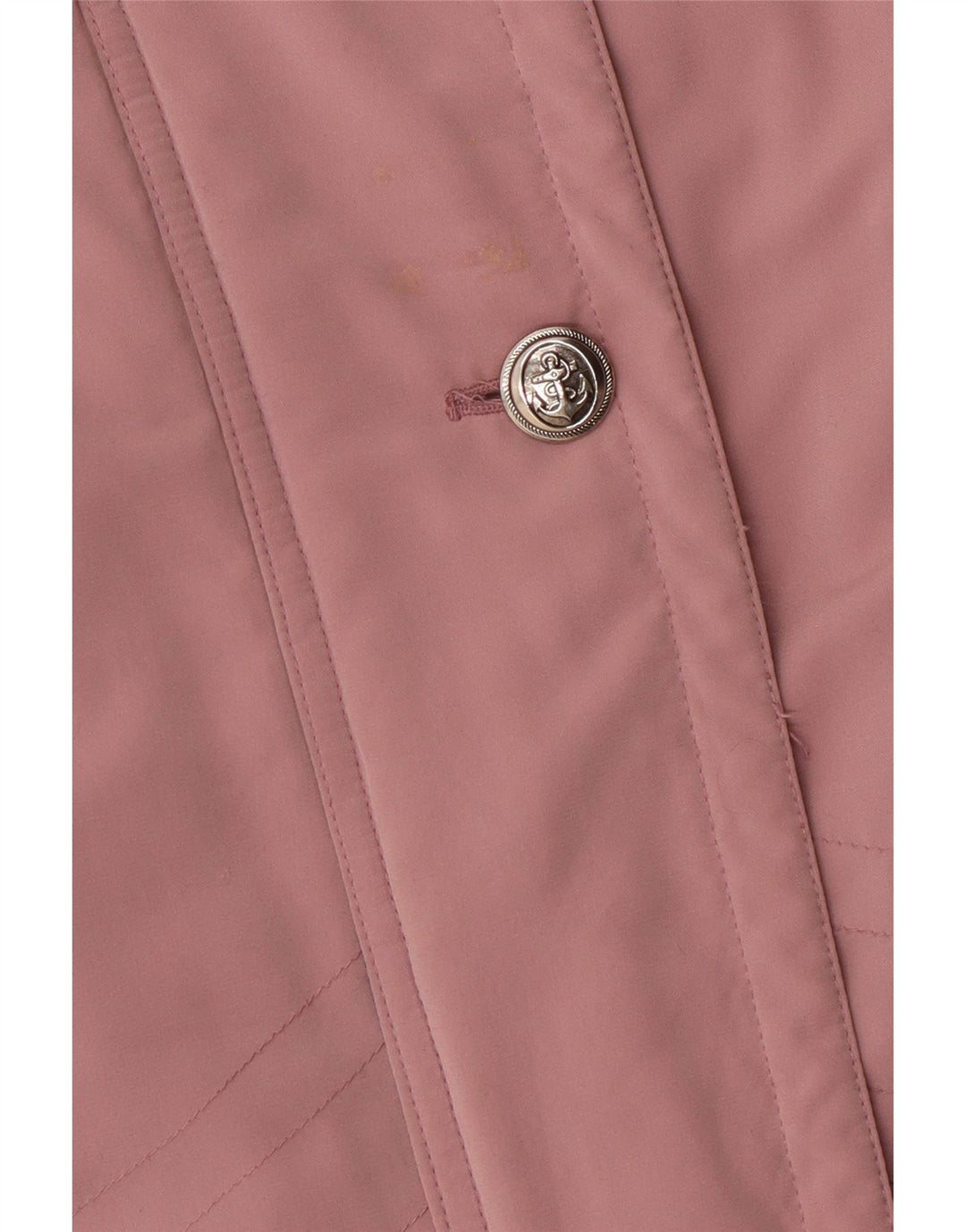 Giacca a vento oversize da donna vintage EU 42 grande poliestere rosa