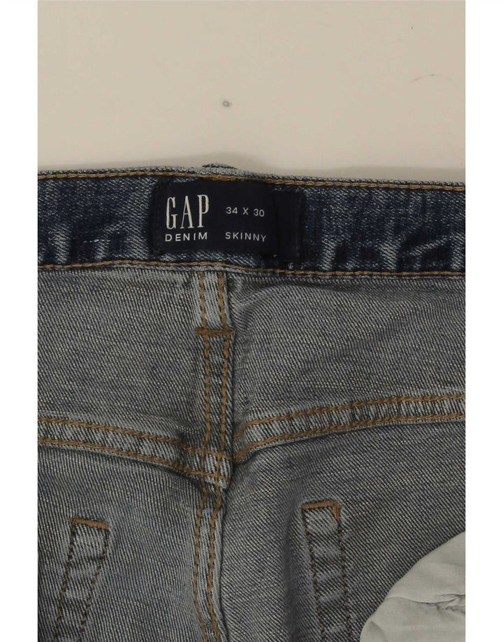 Jeans skinny da uomo Gap W34 L30 cotone blu