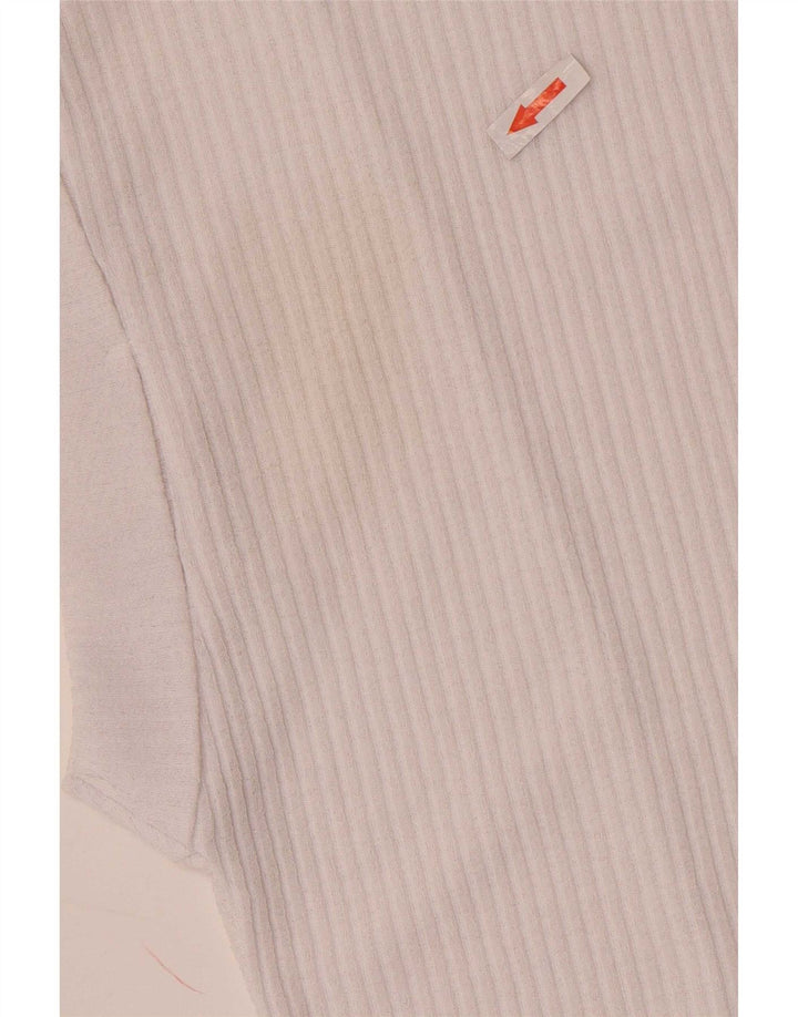 Canotta oversize da donna Zara UK 10 piccola bianca
