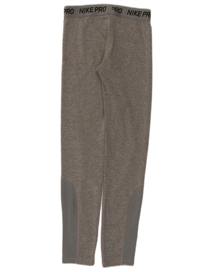 Leggings grafici Nike per ragazze 12-13 anni Large in poliestere color block grigio