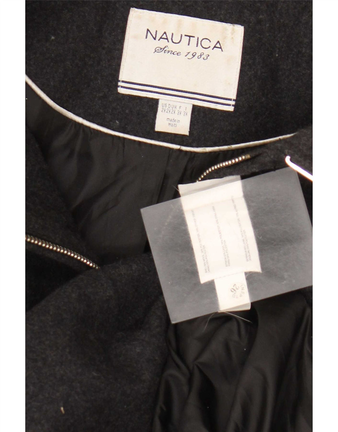 Giubbotto bomber da donna Nautica UK 20 2XL lana grigia