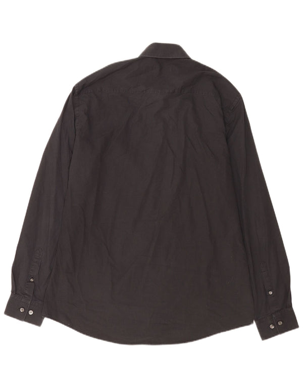 Camicia da uomo French Connection grande in cotone nero