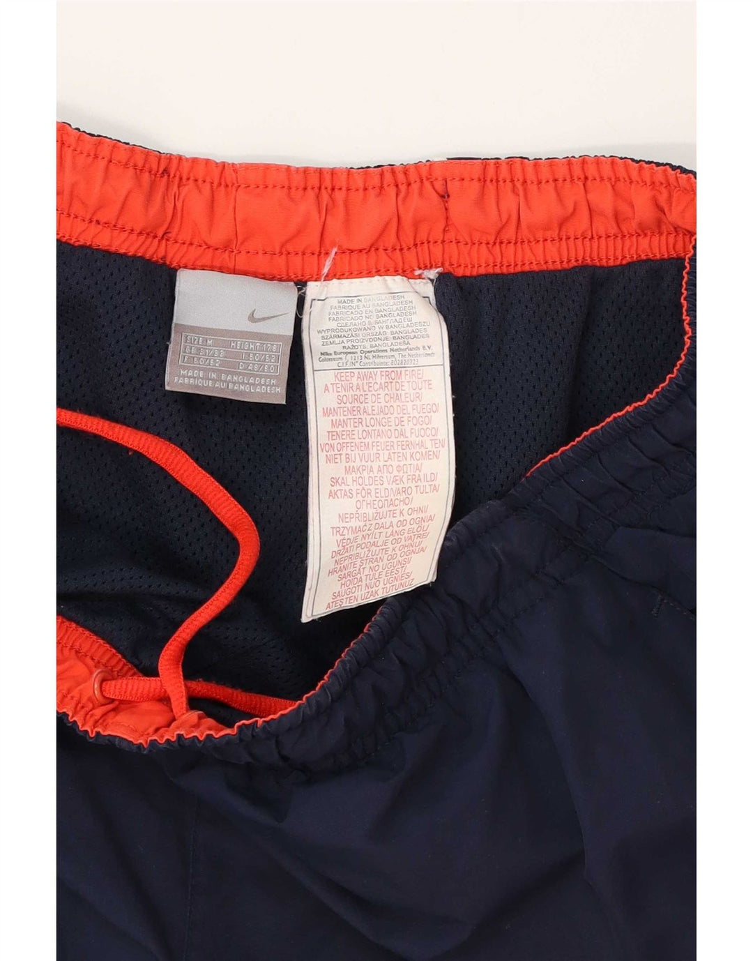 Pantaloni da tuta Nike da uomo in nylon blu navy medio
