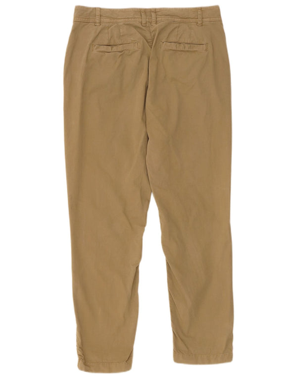 Pantaloni corti da donna Fat Face UK 10 piccoli W28 L24 cotone kaki