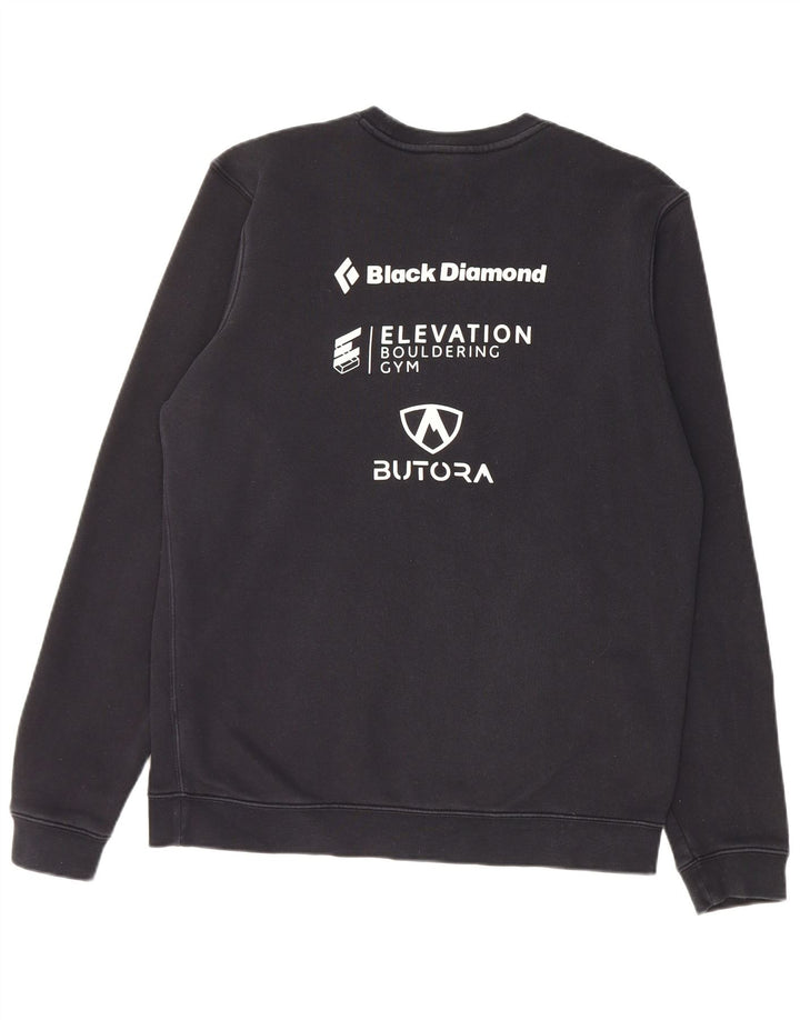 Felpa con grafica Nike Oregon da uomo, cotone medio nero