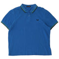 Polo da uomo Fred Perry XL in cotone a righe blu