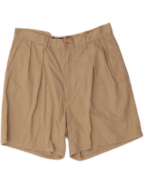 Pantaloncini chino con pegging da uomo Polo Ralph Lauren W36 grandi in cotone beige