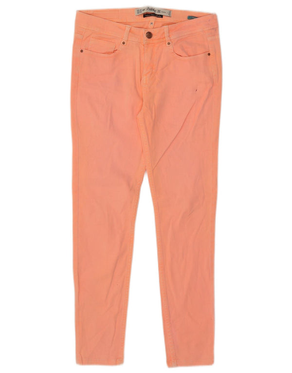 Jeans skinny Trafaluc da donna Zara EU 34 2XS W24 L24 Arancione