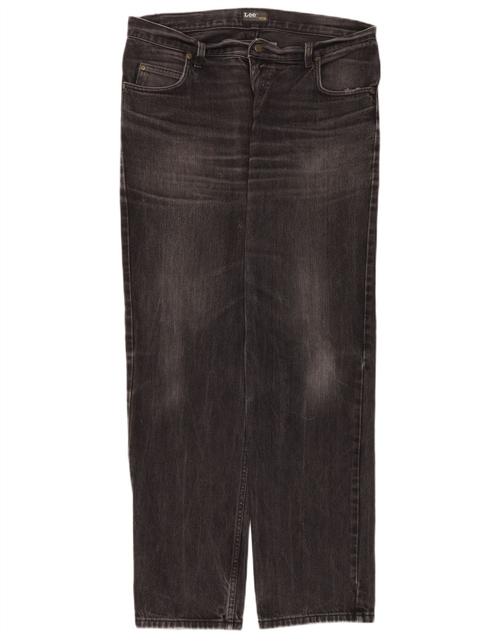 Jeans dritti Lee Brooklyn da uomo W36 L34 cotone nero