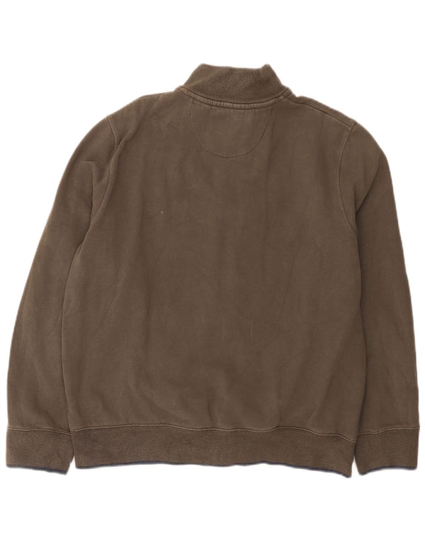 Giacca da ginnastica da uomo Marlboro Classics grande classica in cotone marrone