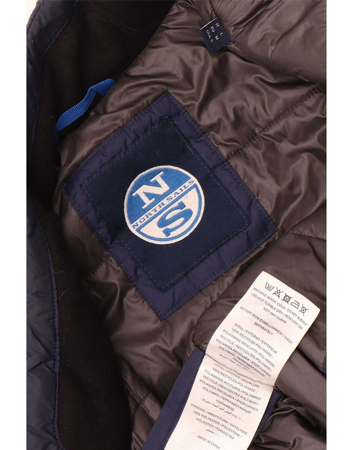 Giubbotto bomber da uomo North Sails UK 38 medio blu navy in poliammide