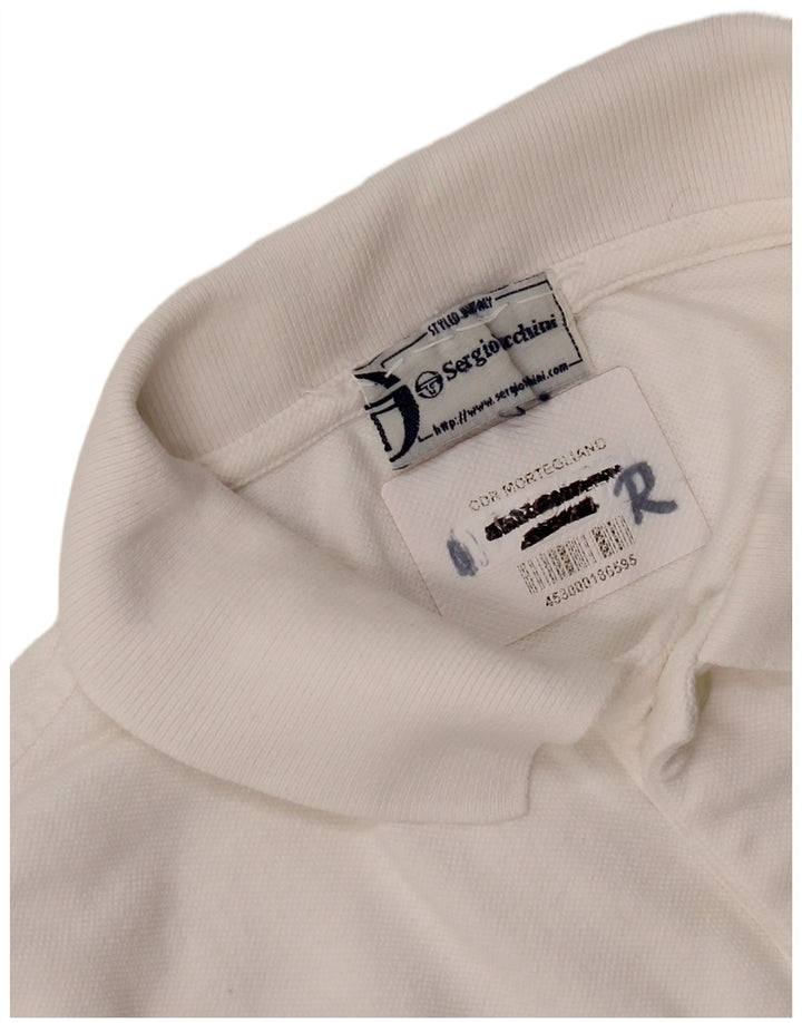 Polo Da Uomo Sergio Tacchini Bianca Media