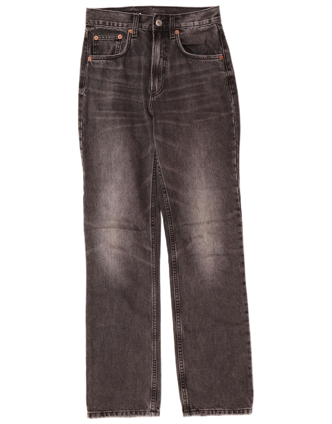 Jeans dritti vestibilità regolare da donna Zara EU 34 2XS W24 L30 Grigio classico