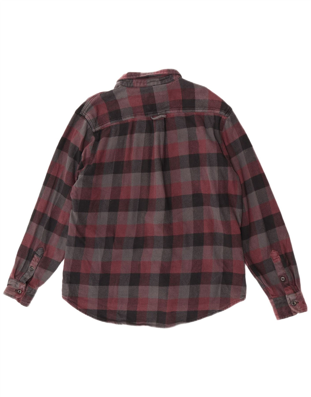 Camicia da uomo in flanella Orvis XL in cotone a quadri multicolore