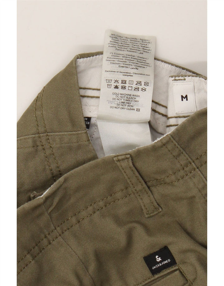 Jack & Jones Pantaloncini cargo da uomo vestibilità regolare medi W32 cotone kaki