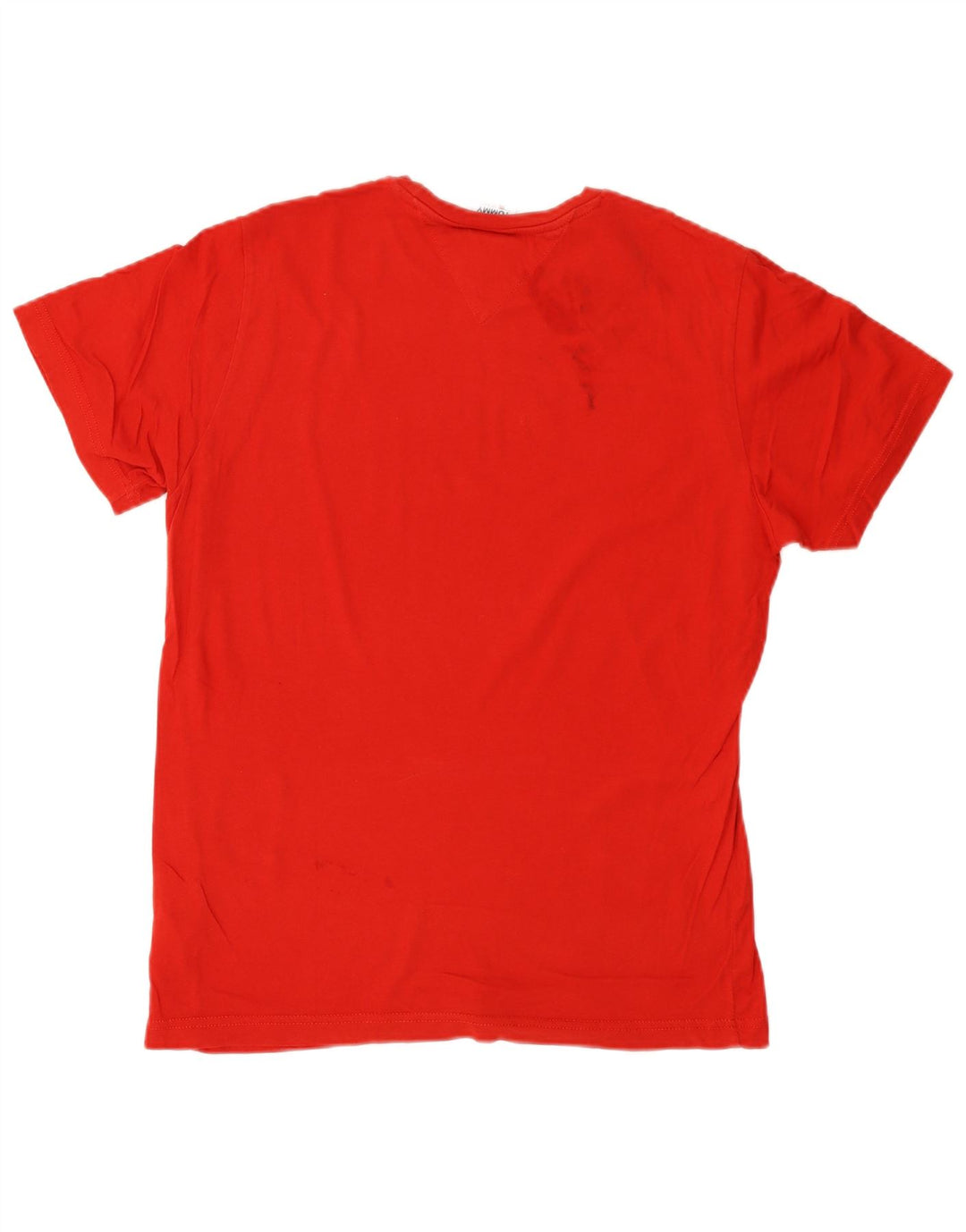 TOMMY HILFIGER T-shirt grafica da uomo Top piccola in cotone rosso