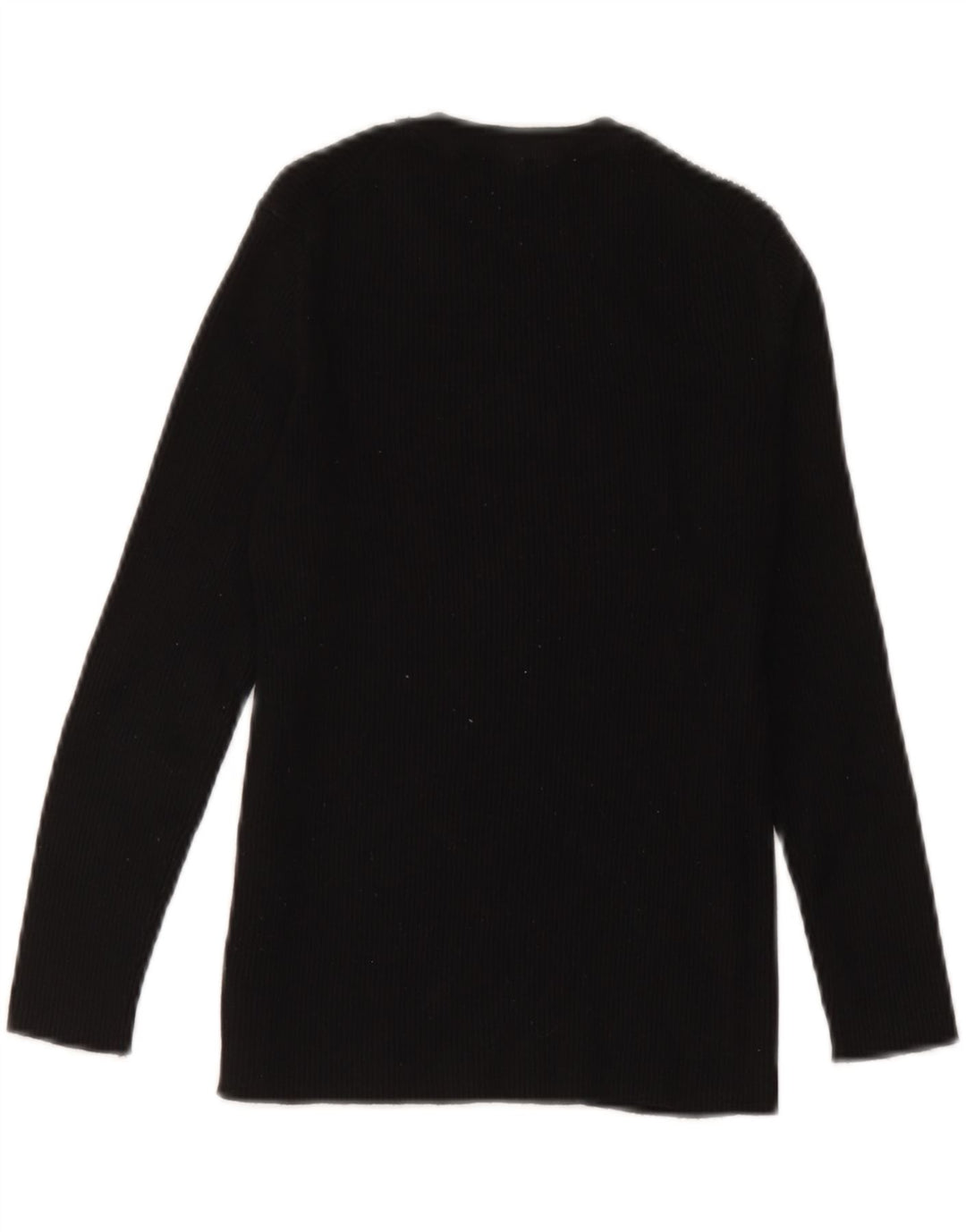 Top Zara da donna a maniche lunghe UK 12 viscosa nera media