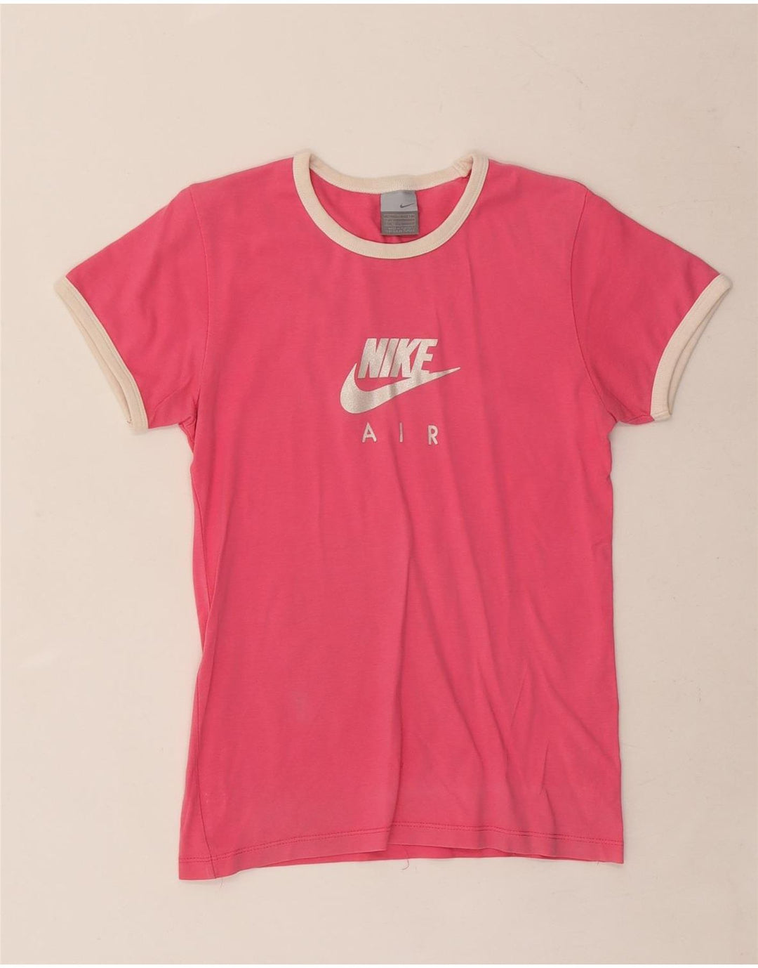 T-shirt NIKE Air Graphic per ragazze 15-16 anni XL in cotone rosa