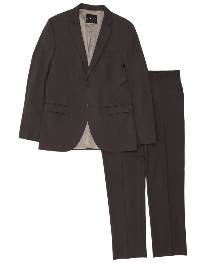 Abito Sisley Uomo 2 Bottoni 2 Pezzi IT 52 XL W36 L32 Poliestere Grigio