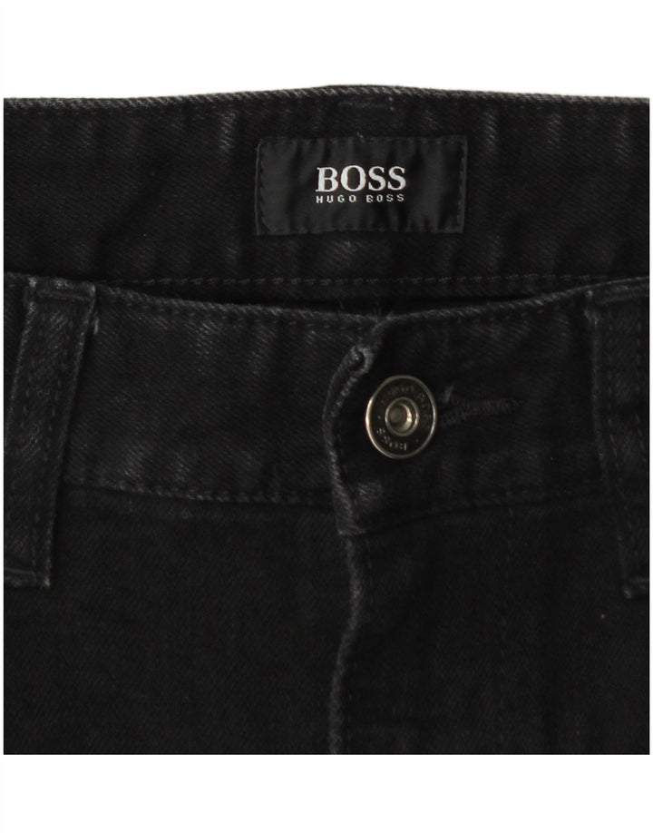 Jeans slim da uomo Hugo Boss W32 L32 cotone nero