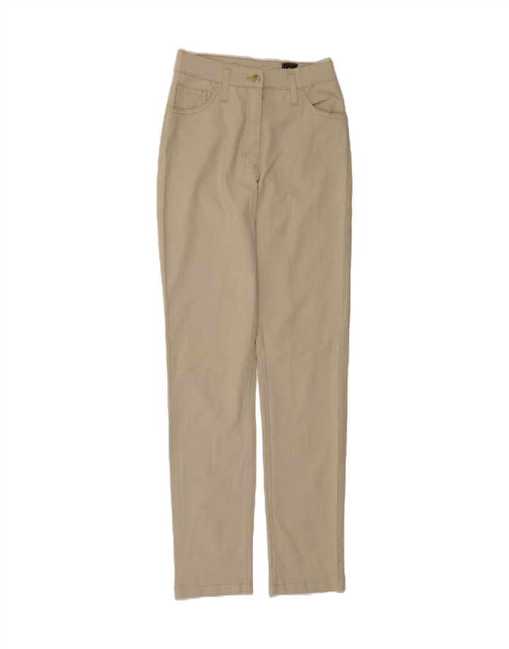 CAPPOPERA Womens Slim Casual Trousers IT 44 Medium W28 L32 Beige Cotton Vintage Cappopera and Second-Hand Cappopera from Messina Hembry 