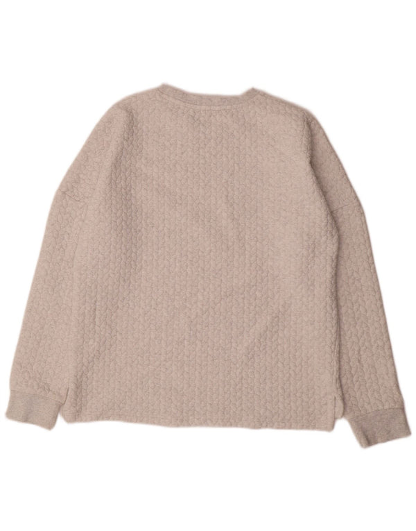 Felpa da donna con vestibilità ampia Animal UK 10 Small Poliestere bianco sporco