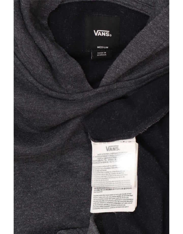 Felpa con cappuccio da ragazzo Vans 10-11 anni in cotone grigio medio