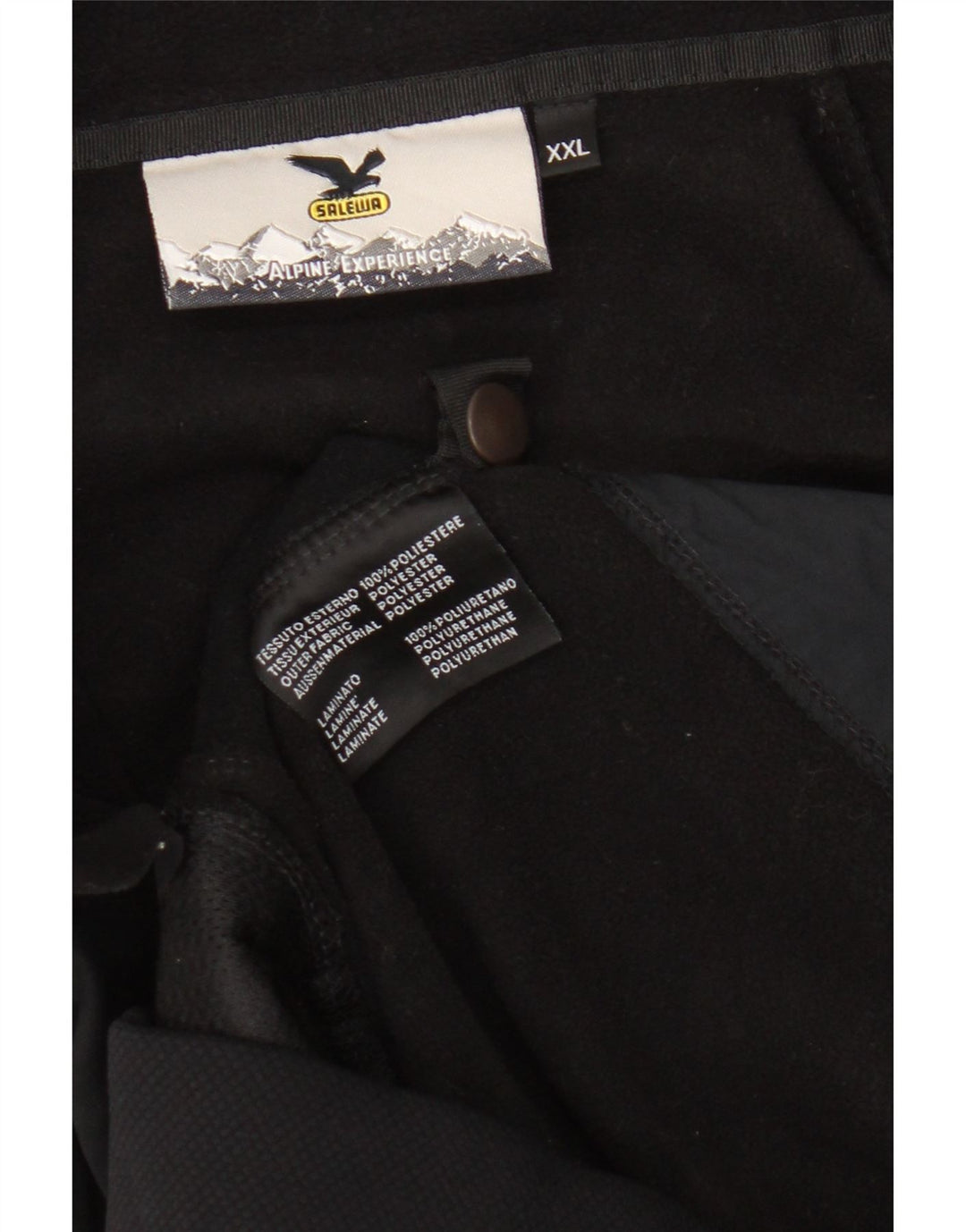 Giacca da tuta da uomo SALEWA 2XL poliestere nero