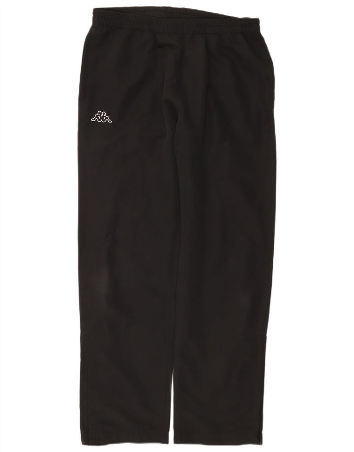 Pantaloni da tuta da uomo Kappa Large neri in poliestere