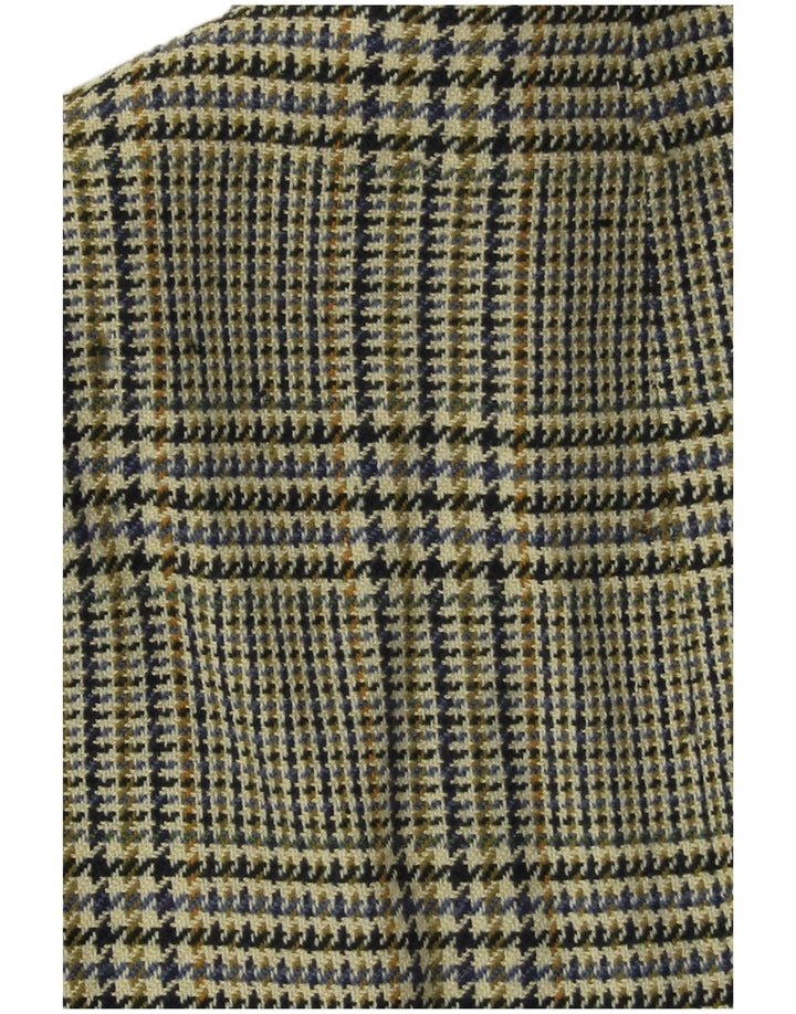 Giacca blazer da uomo a 2 bottoni HUGO BOSS UK 40 grande pied de poule verde