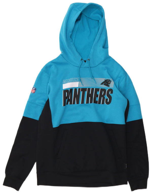 ABBIGLIAMENTO DELLA SQUADRA NFL Maglione con cappuccio da uomo Carolina Panthers blu medio