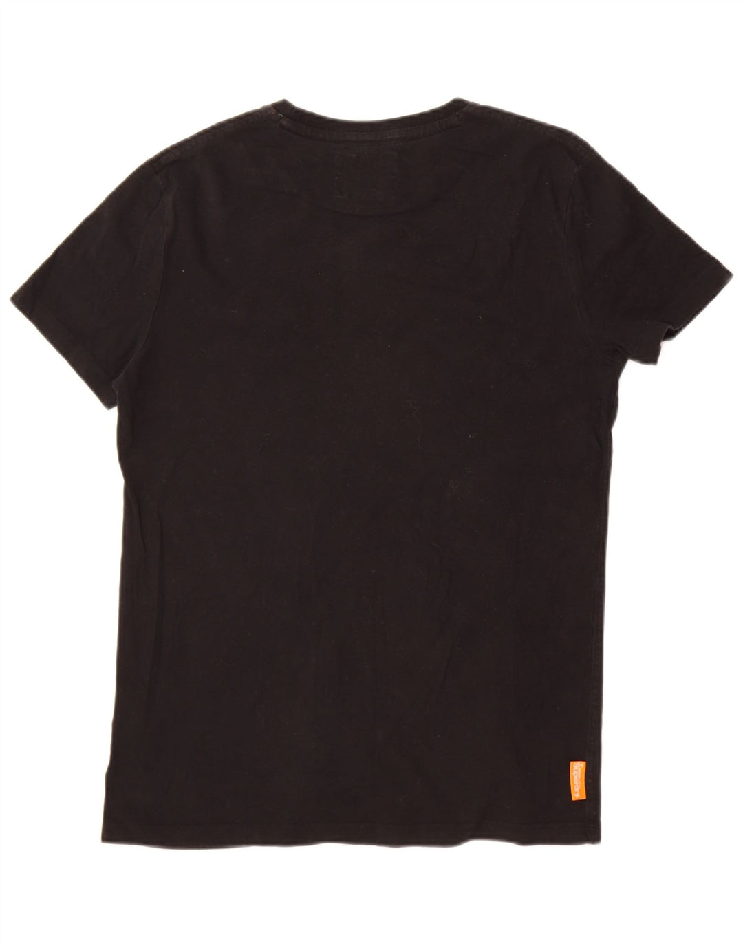 T-shirt da uomo Superdry Top grande in cotone nero
