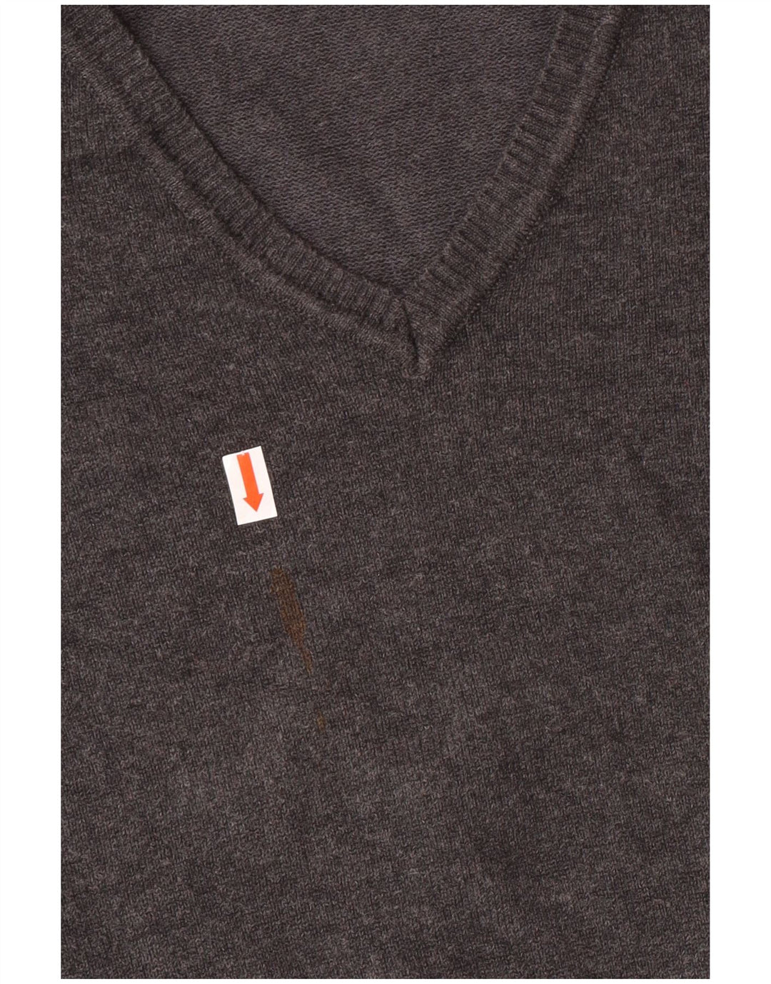 Maglione Zara per ragazzi con scollo a V 7-8 anni piccolo in cotone grigio