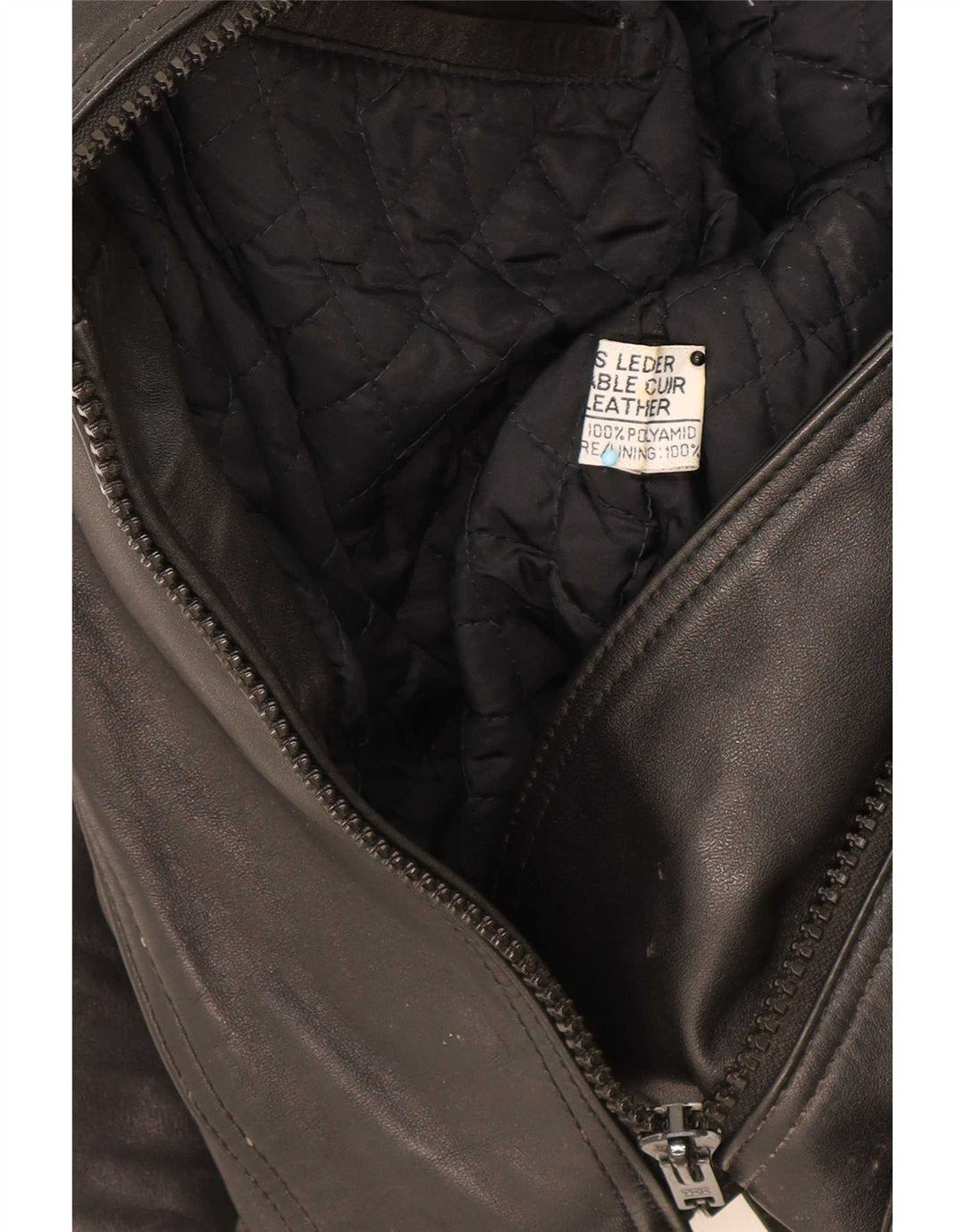 Giacca da motociclista in pelle da donna Krawehl IT 44 media nera