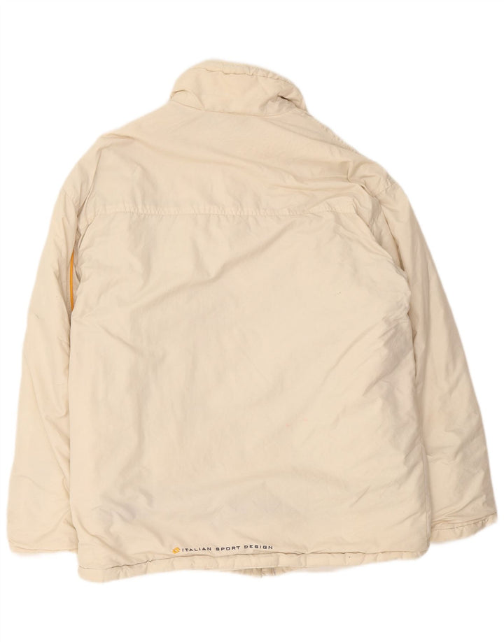 Giacca a vento da uomo Lotto UK 38 nylon bianco sporco medio